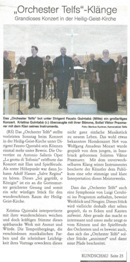 Zeitungsbericht Oberländer Rundschau